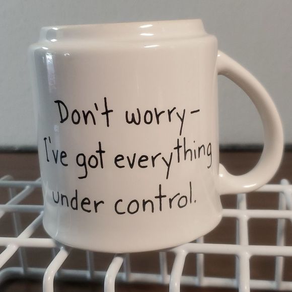 Vintage Boynton Chicken I've Got Everything Under Control Upside Down Mug Cup - Picture 4 of 7